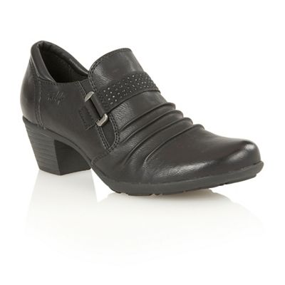 Lotus Black matt 'Shannyn' womens shoes